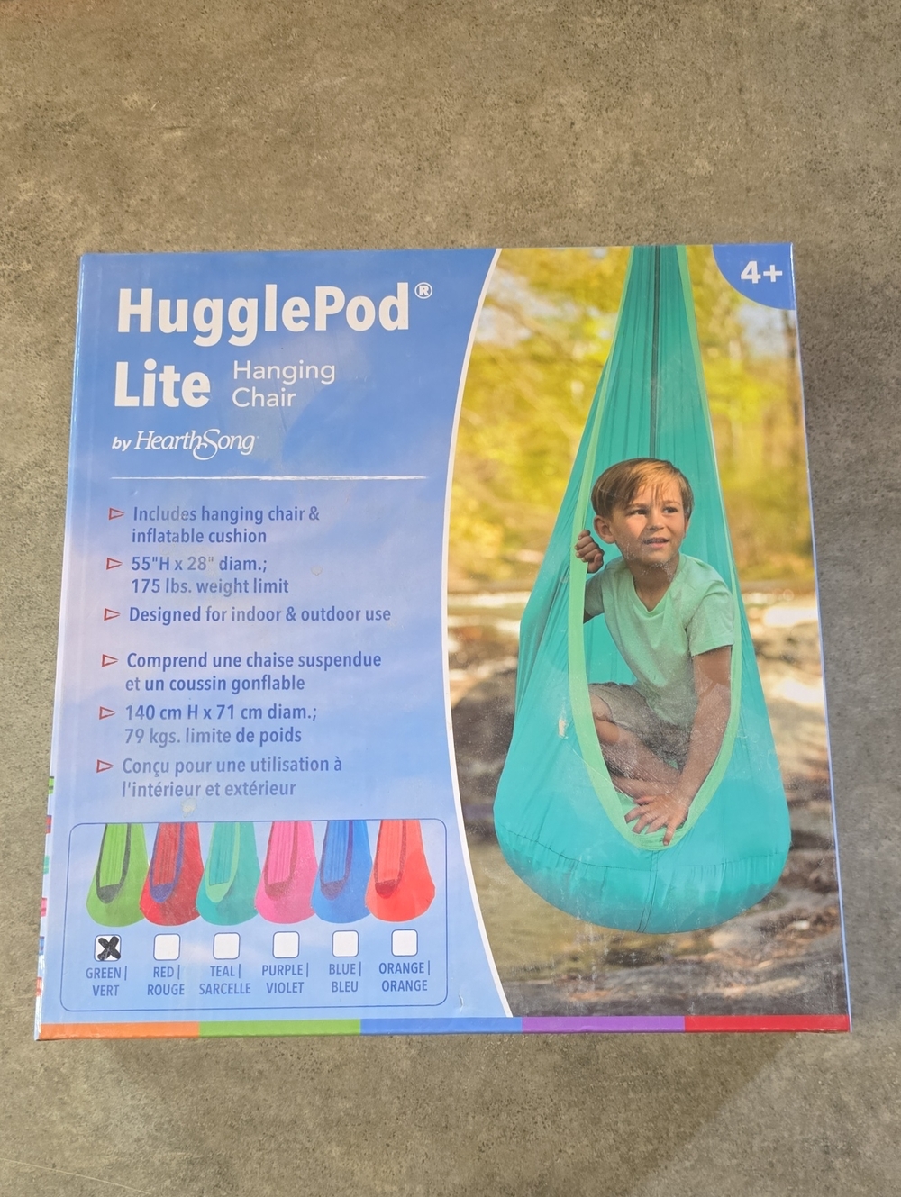 HugglePod Lite Hanging Chair - Green